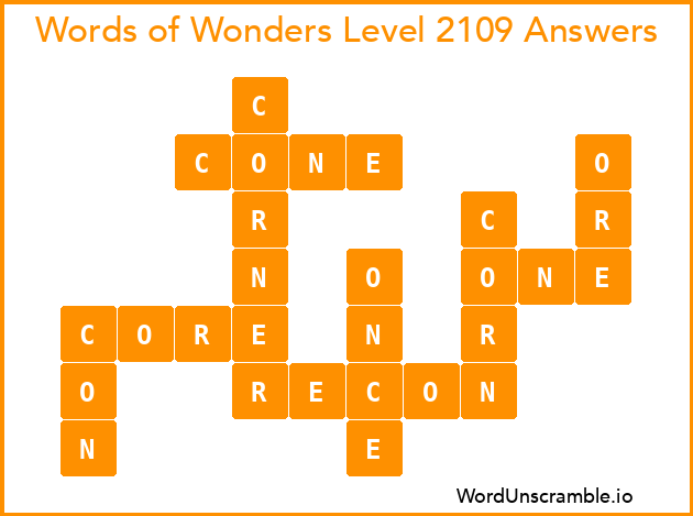 Words of Wonders Level 2109 Answers