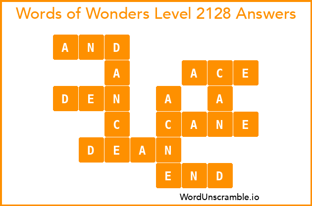 Words of Wonders Level 2128 Answers