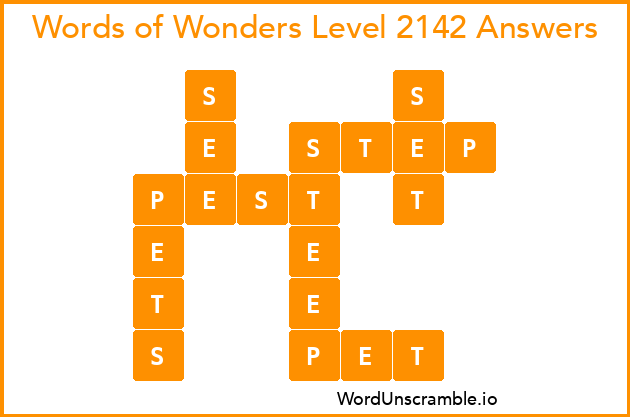 Words of Wonders Level 2142 Answers