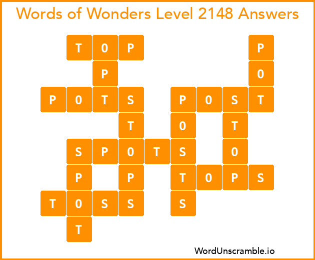 Words of Wonders Level 2148 Answers
