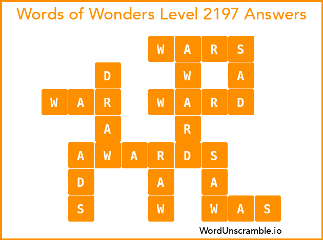 Words of Wonders Level 2197 Answers