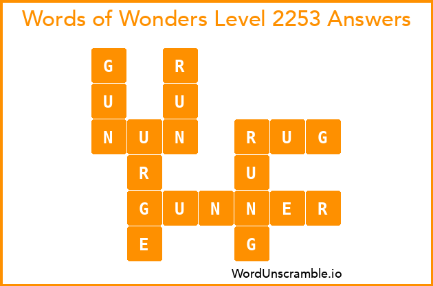 Words of Wonders Level 2253 Answers