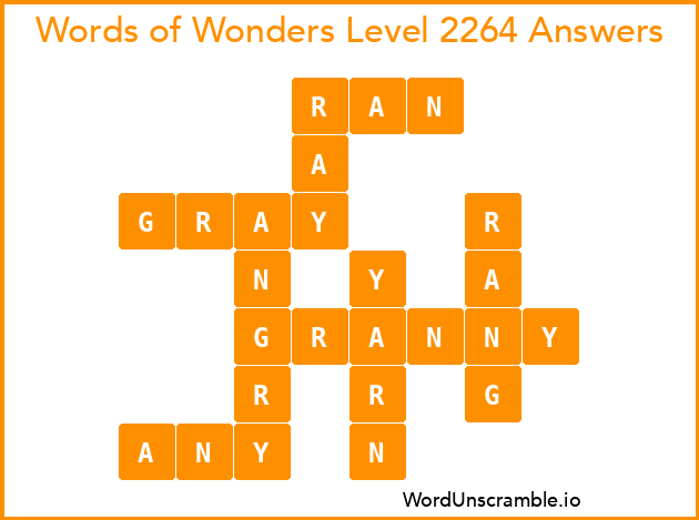 Words of Wonders Level 2264 Answers