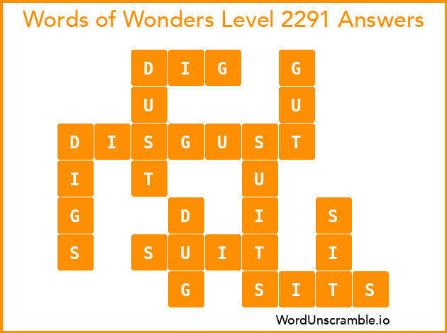 Words of Wonders Level 2291 Answers