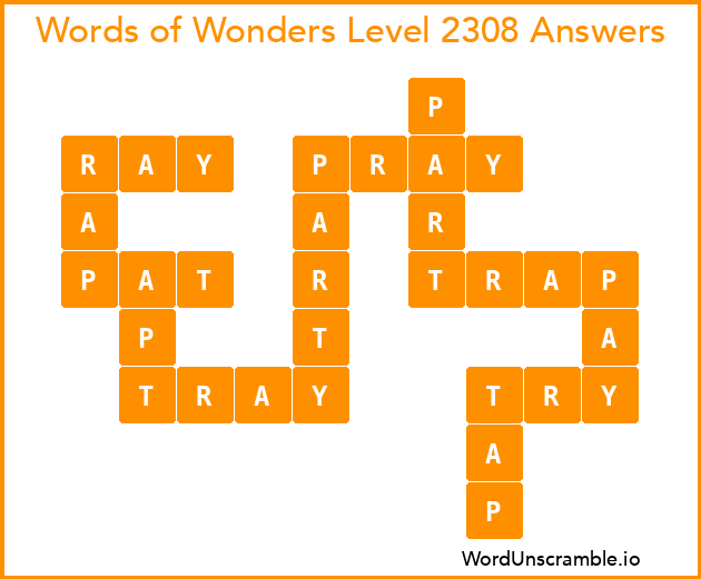 Words of Wonders Level 2308 Answers