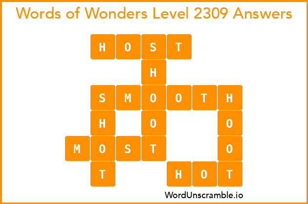 Words of Wonders Level 2309 Answers