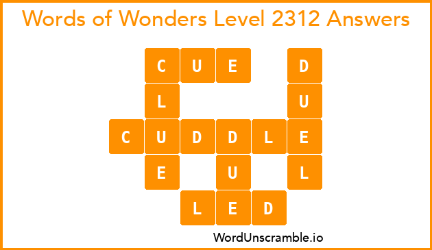 Words of Wonders Level 2312 Answers