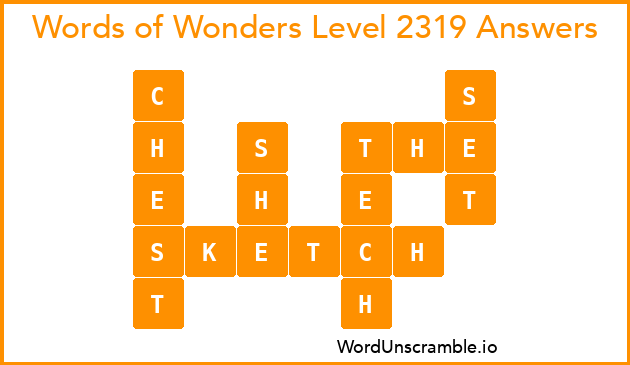 Words of Wonders Level 2319 Answers