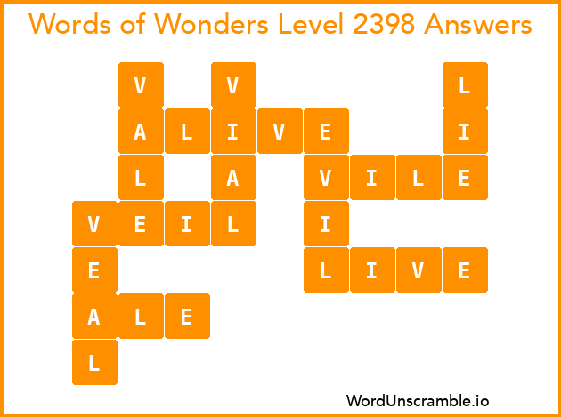 Words of Wonders Level 2398 Answers