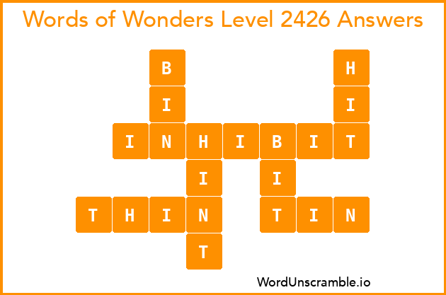 Words of Wonders Level 2426 Answers