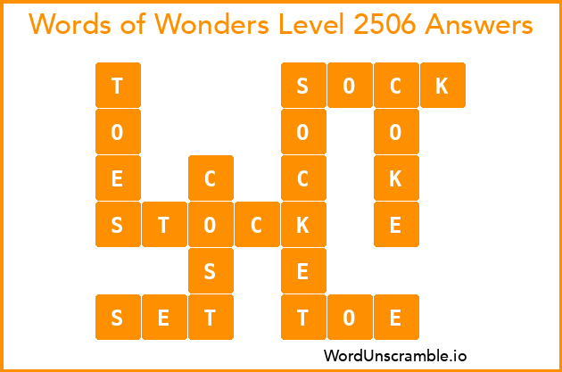 Words of Wonders Level 2506 Answers
