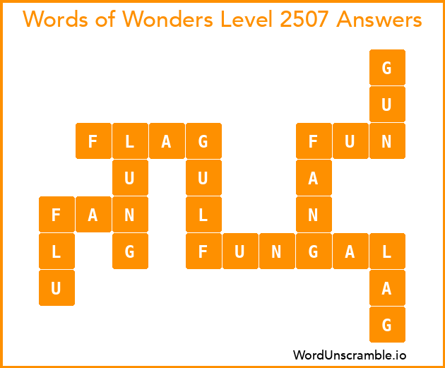 Words of Wonders Level 2507 Answers