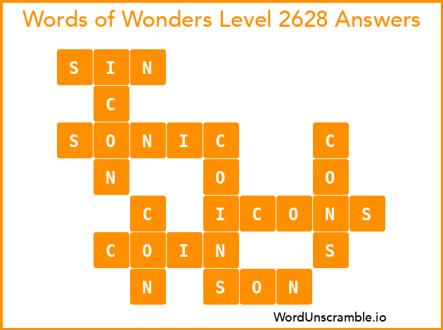 Words of Wonders Level 2628 Answers