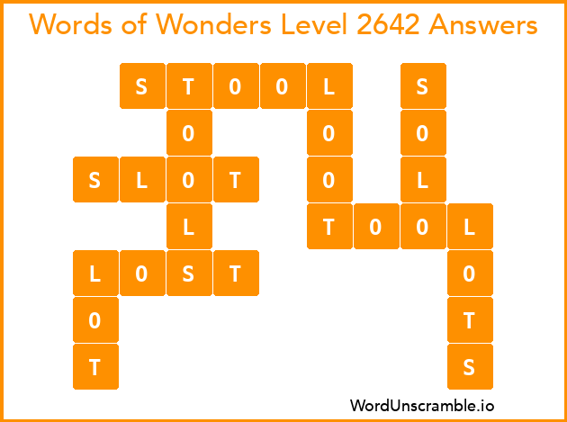 Words of Wonders Level 2642 Answers