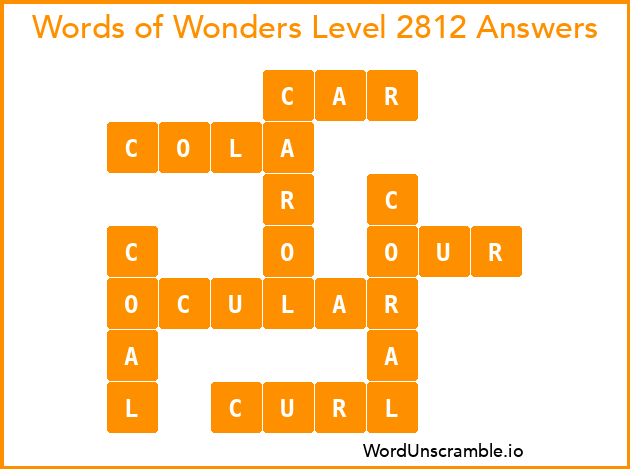 Words of Wonders Level 2812 Answers