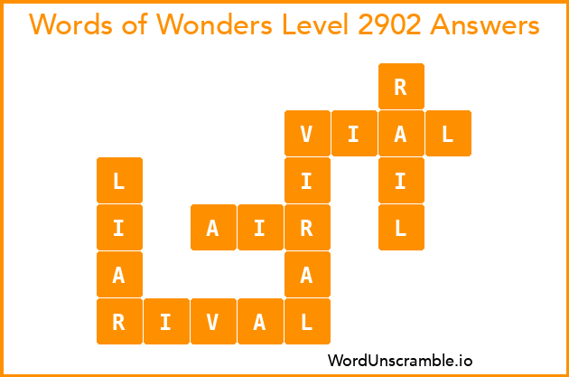 Words of Wonders Level 2902 Answers