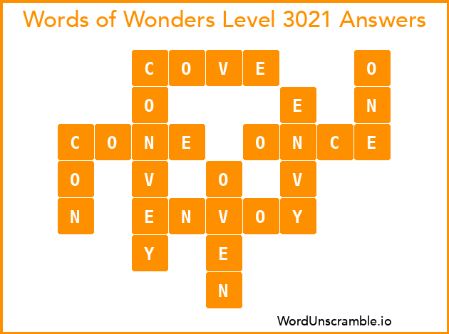 Words of Wonders Level 3021 Answers