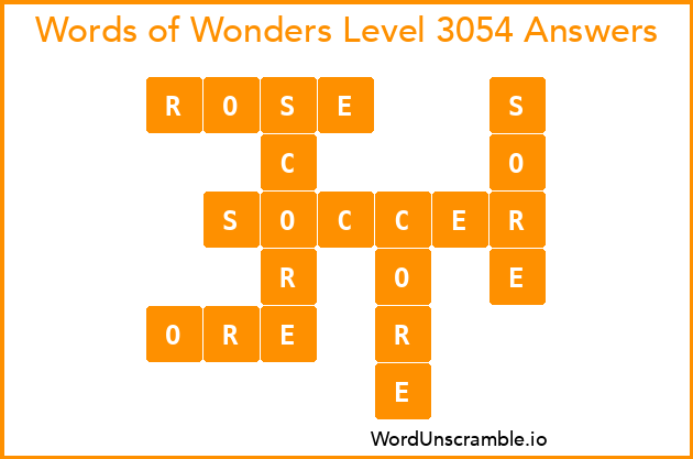 Words of Wonders Level 3054 Answers