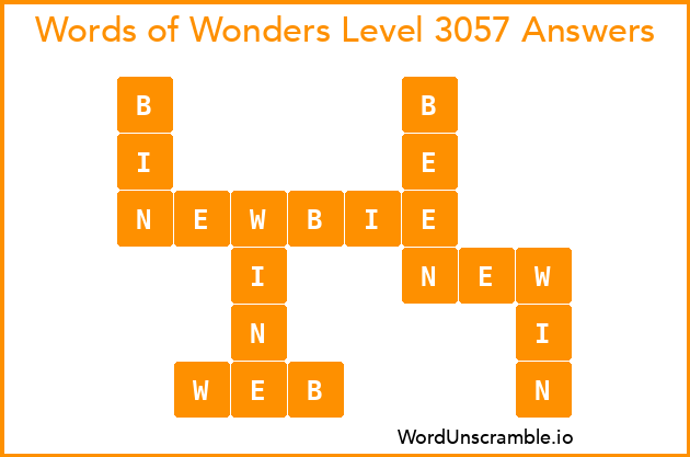 Words of Wonders Level 3057 Answers