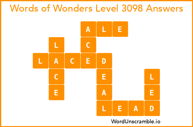 Words of Wonders Level 3098 Answers