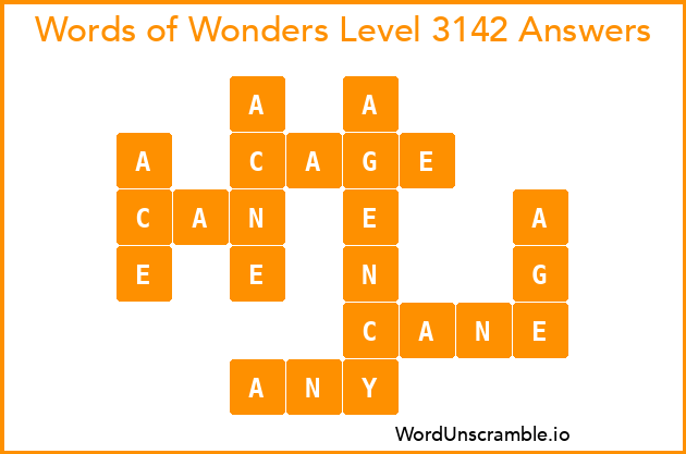Words of Wonders Level 3142 Answers