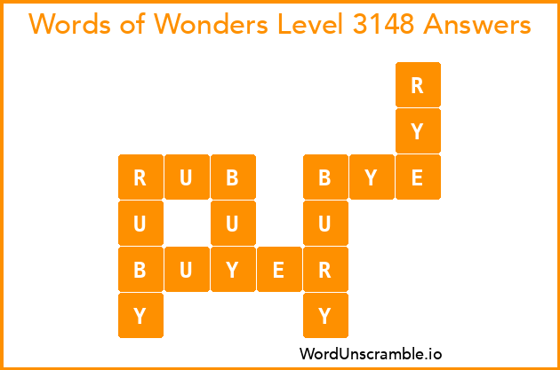 Words of Wonders Level 3148 Answers