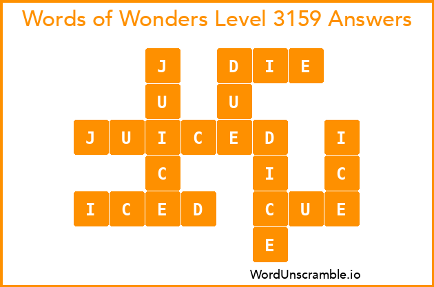 Words of Wonders Level 3159 Answers