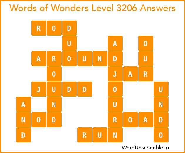 Words of Wonders Level 3206 Answers