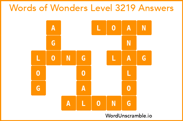 Words of Wonders Level 3219 Answers