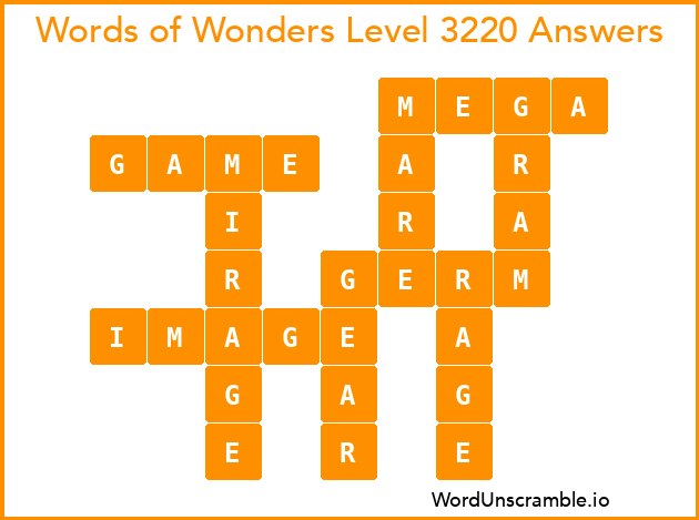 Words of Wonders Level 3220 Answers