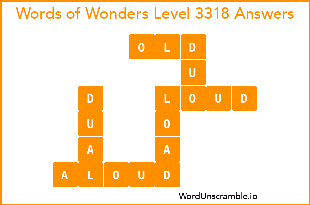 Words of Wonders Level 3318 Answers