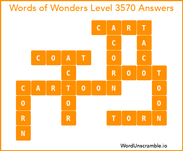 Words of Wonders Level 3570 Answers