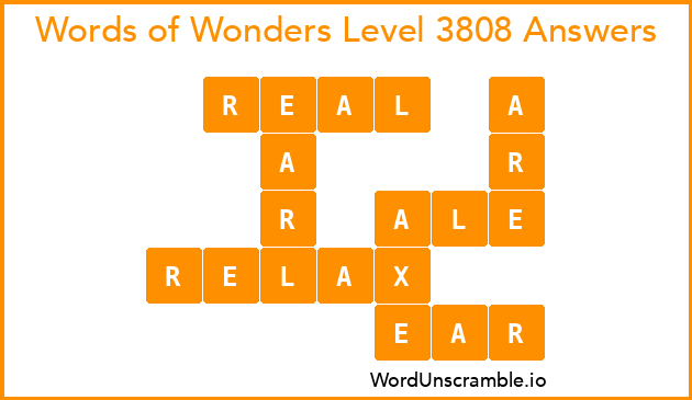 Words of Wonders Level 3808 Answers