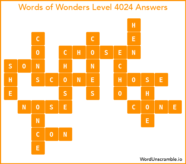 Words of Wonders Level 4024 Answers
