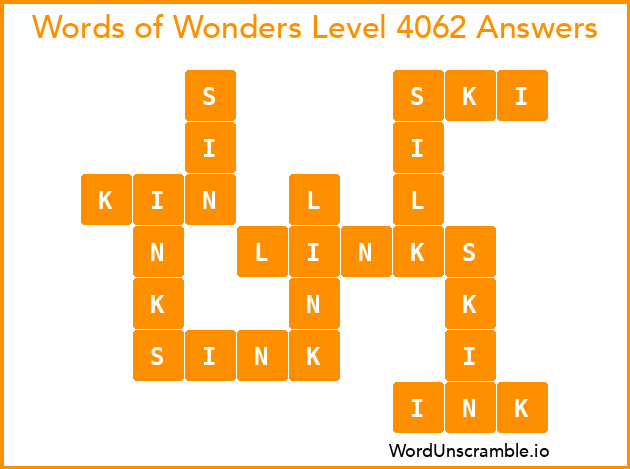 Words of Wonders Level 4062 Answers