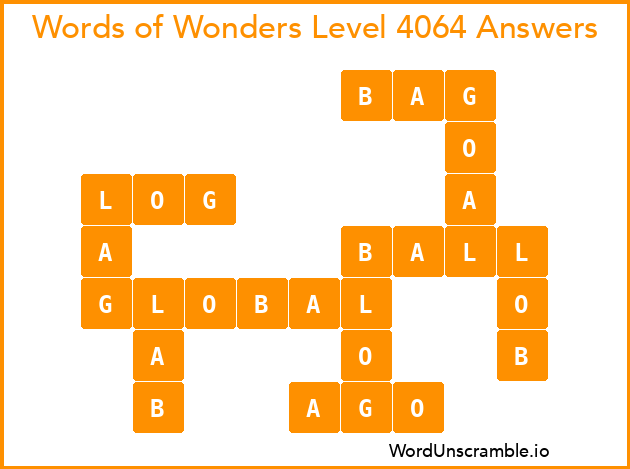Words of Wonders Level 4064 Answers