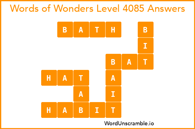 Words of Wonders Level 4085 Answers