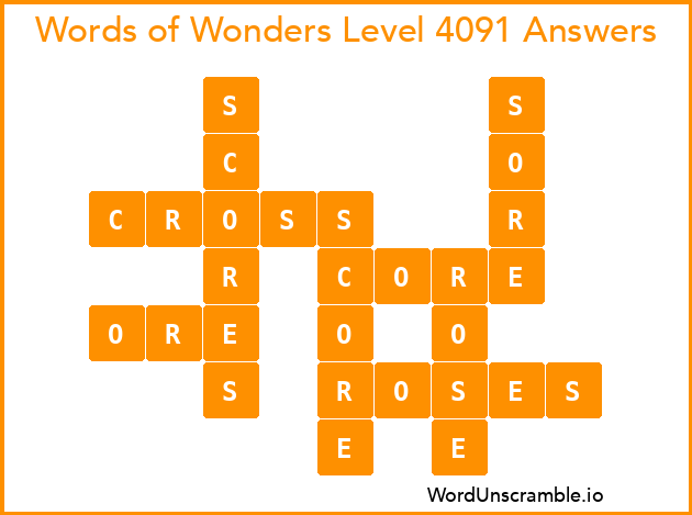 Words of Wonders Level 4091 Answers