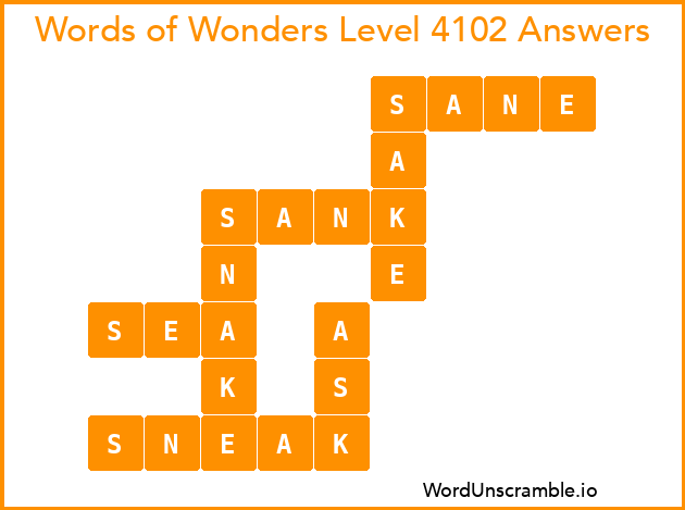 Words of Wonders Level 4102 Answers