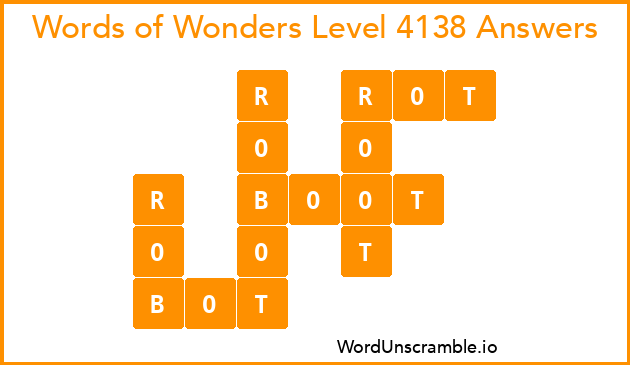 Words of Wonders Level 4138 Answers