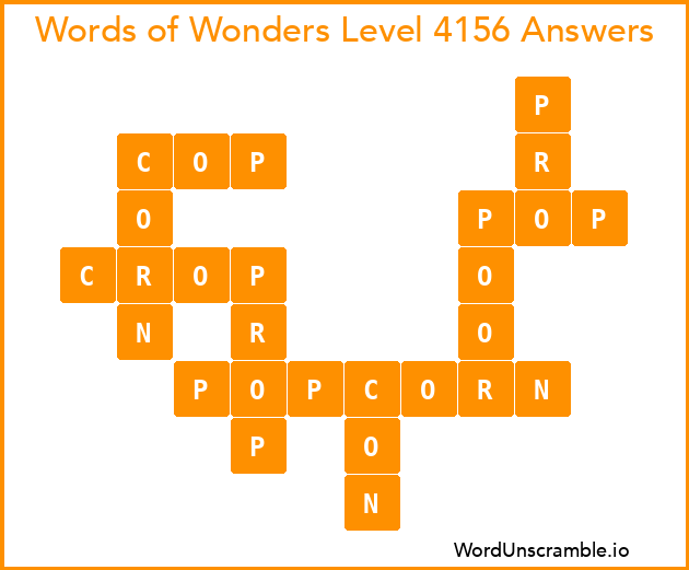 Words of Wonders Level 4156 Answers