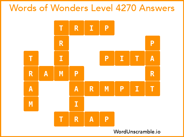 Words of Wonders Level 4270 Answers