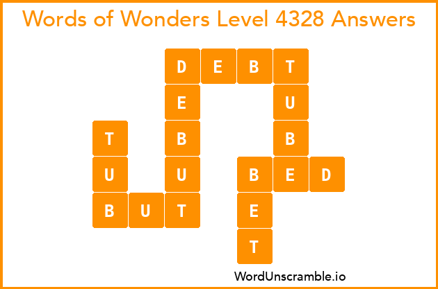 Words of Wonders Level 4328 Answers