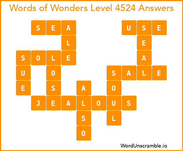 Words of Wonders Level 4524 Answers