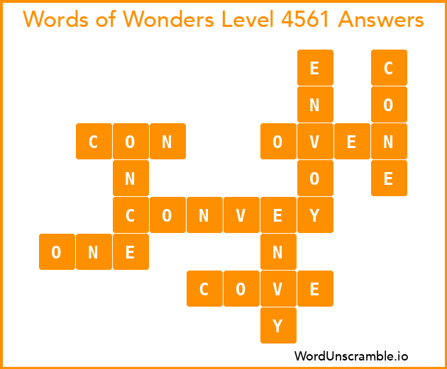 Words of Wonders Level 4561 Answers