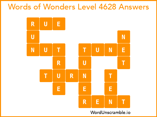 Words of Wonders Level 4628 Answers