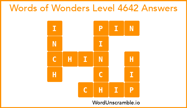 Words of Wonders Level 4642 Answers