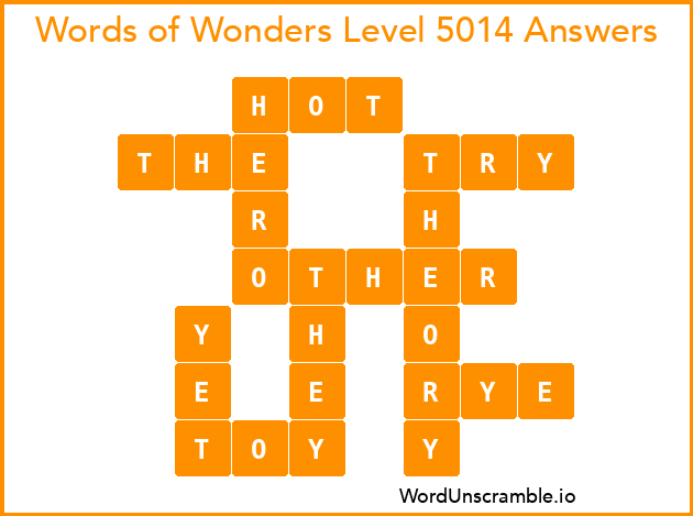 Words of Wonders Level 5014 Answers