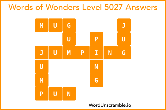 Words of Wonders Level 5027 Answers