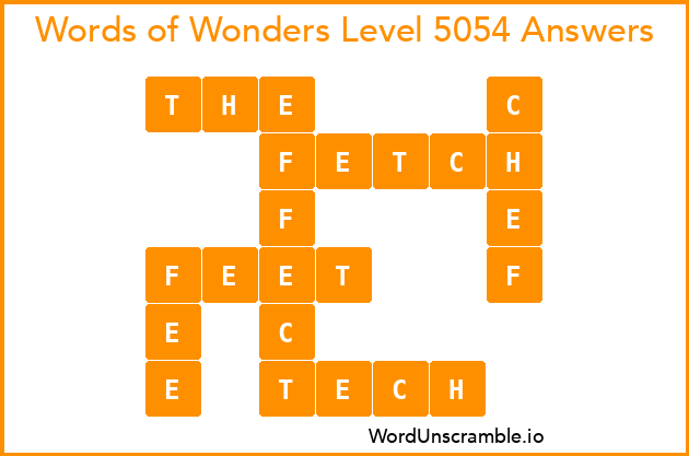 Words of Wonders Level 5054 Answers